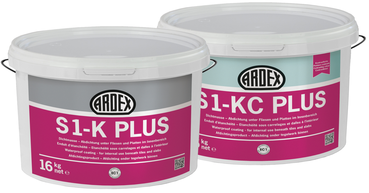 Ardex S1-K C PLUS 16 kg Eimer Dichtmasse (Kontrastfarbe) 