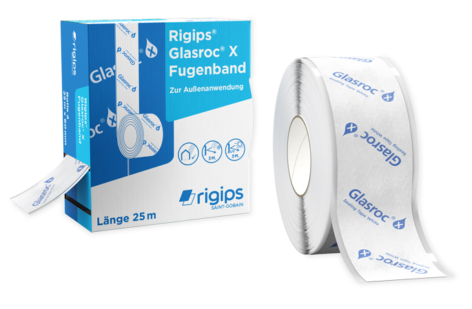 Rigips Glasroc X Fugenband 60mm 25 mtr/Rolle 