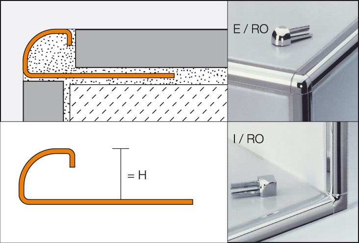 Schlüter ID/RO100EB Rondec-EB Innenecke 