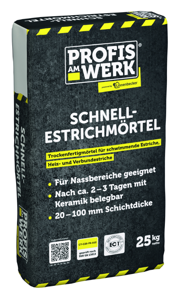 Profis am Werk 362521 Schnell-Estrichmörtel 25 kg Sack 