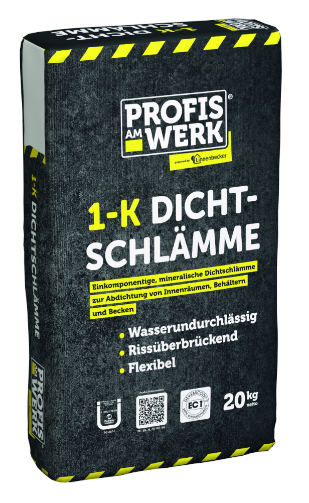 Profis am Werk 363020 1-K Dichtschlämme 20 kg Sack flexibel 