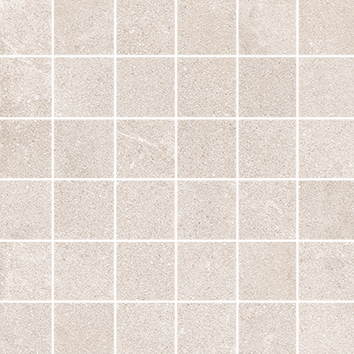 Aventuro DE0505620 Denver ivory Mosaik 50x50x9,5 1S R10/B rekt. (Taf=298x298 mm) 